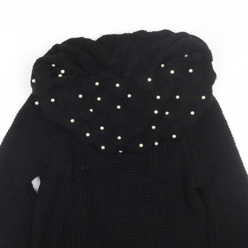 Preworn Womens Black   Pullover Jumper Size S