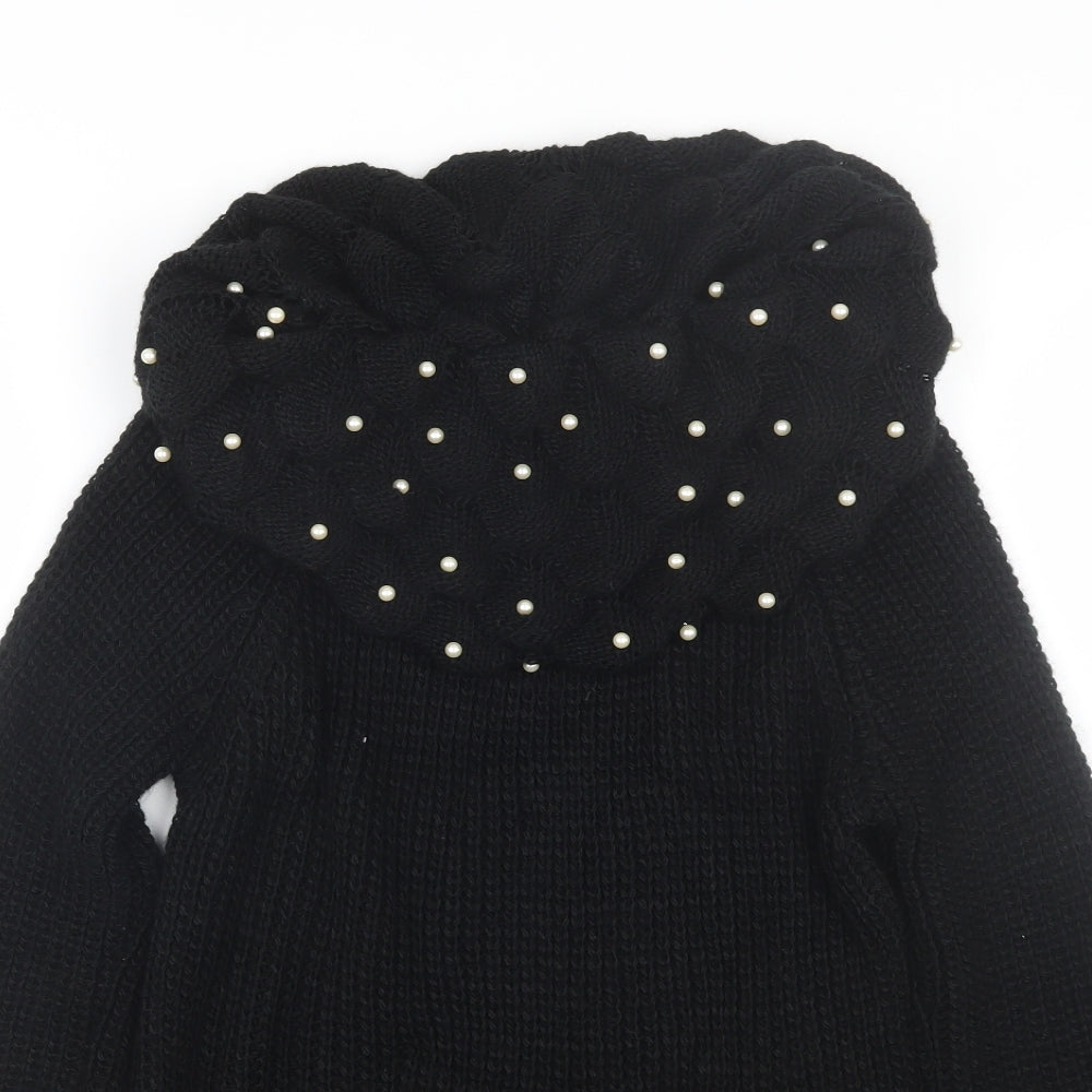 Preworn Womens Black   Pullover Jumper Size S