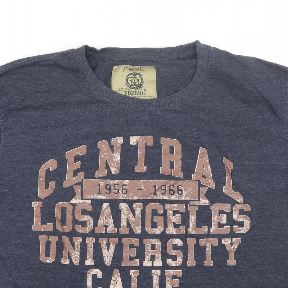 NEXT Mens Grey    T-Shirt Size L