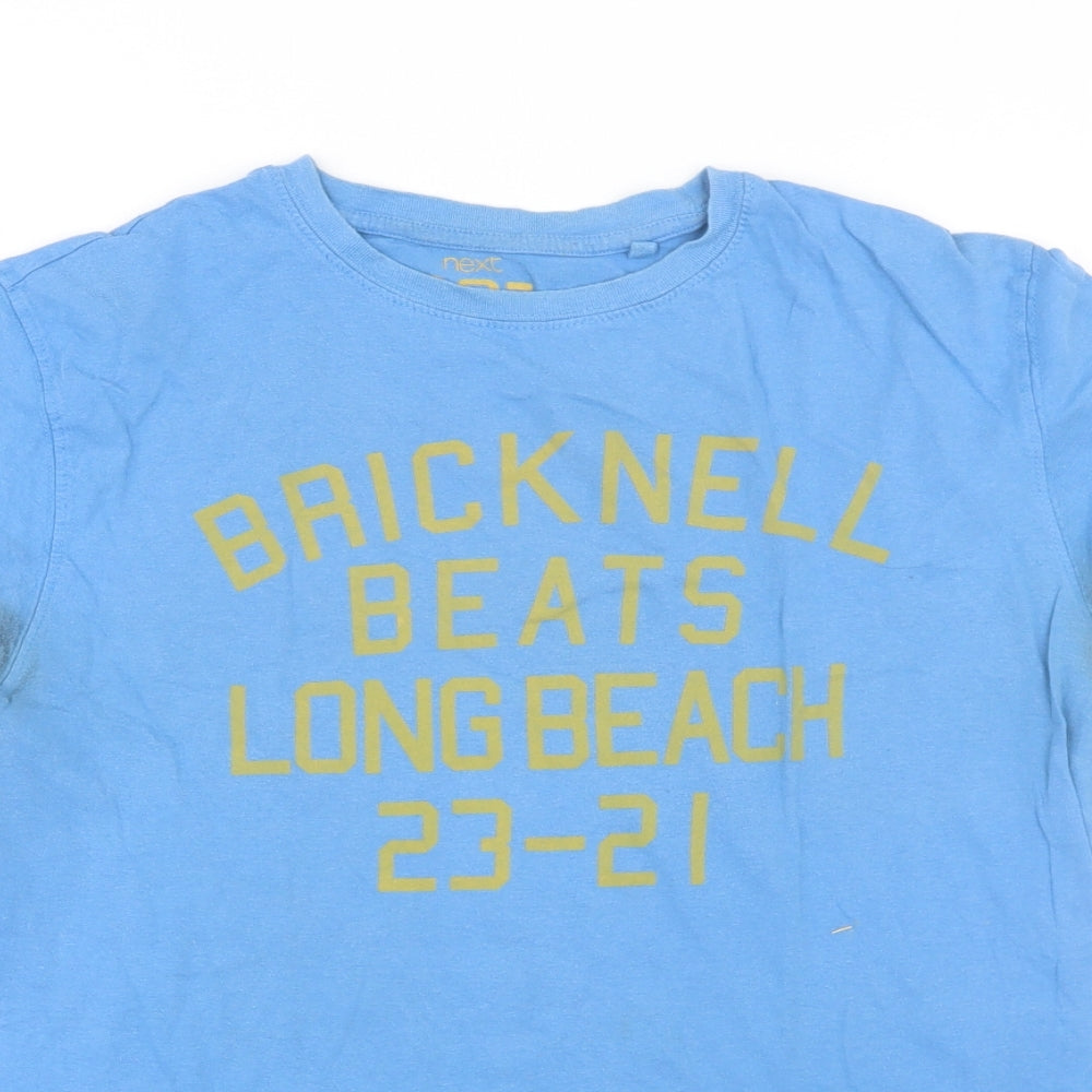 NEXT Mens Blue    T-Shirt Size M