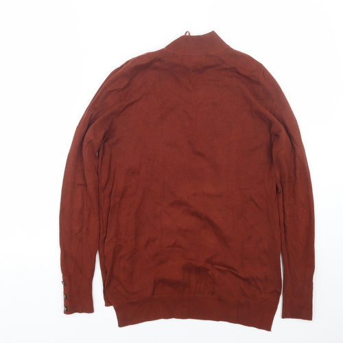 Peacocks Womens Brown   Pullover Jumper Size 8