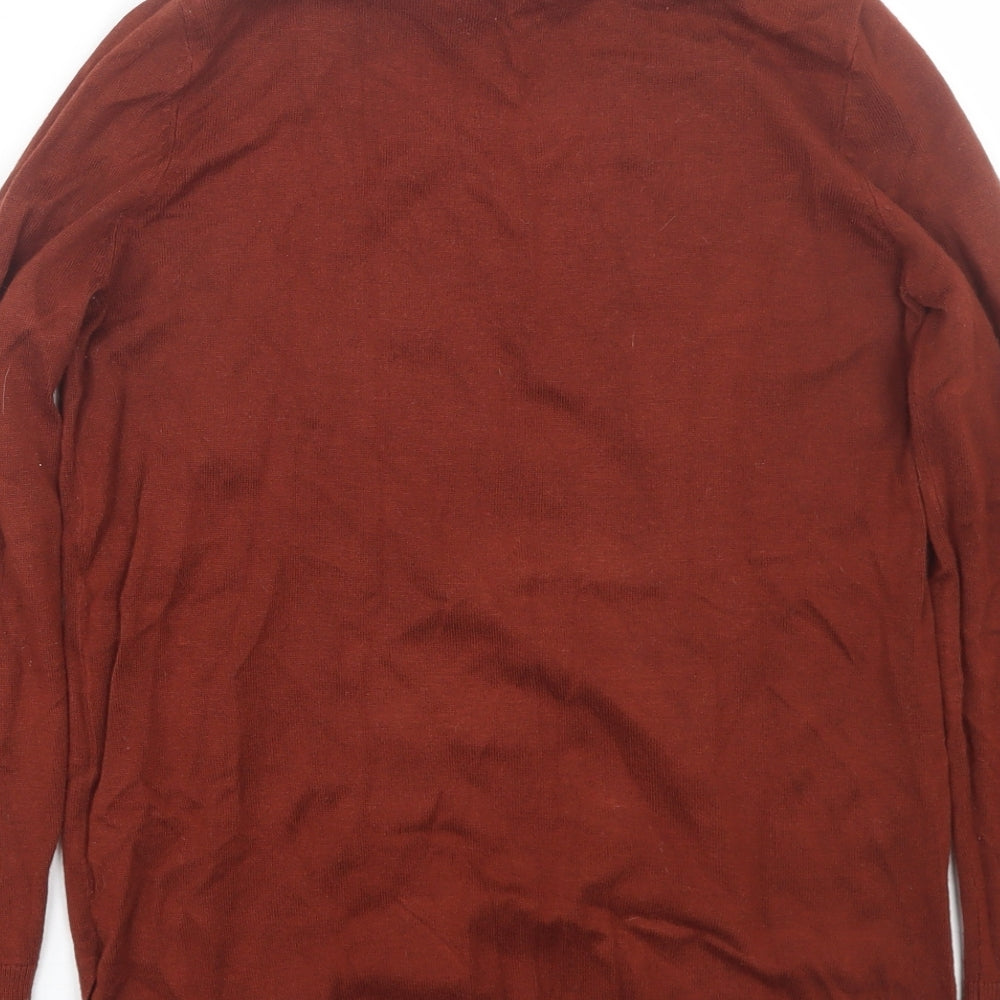 Peacocks Womens Brown   Pullover Jumper Size 8