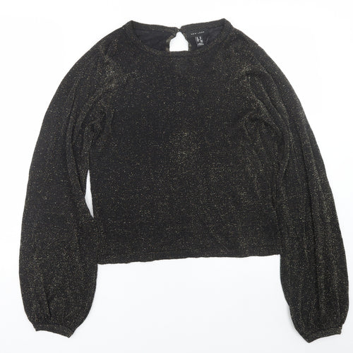 New Look Womens Black   Pullover Jumper Size 10