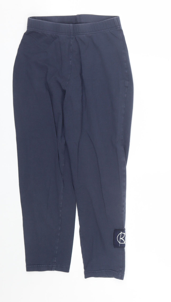 Leisurewear express Womens Blue Cropped Leggings Size S