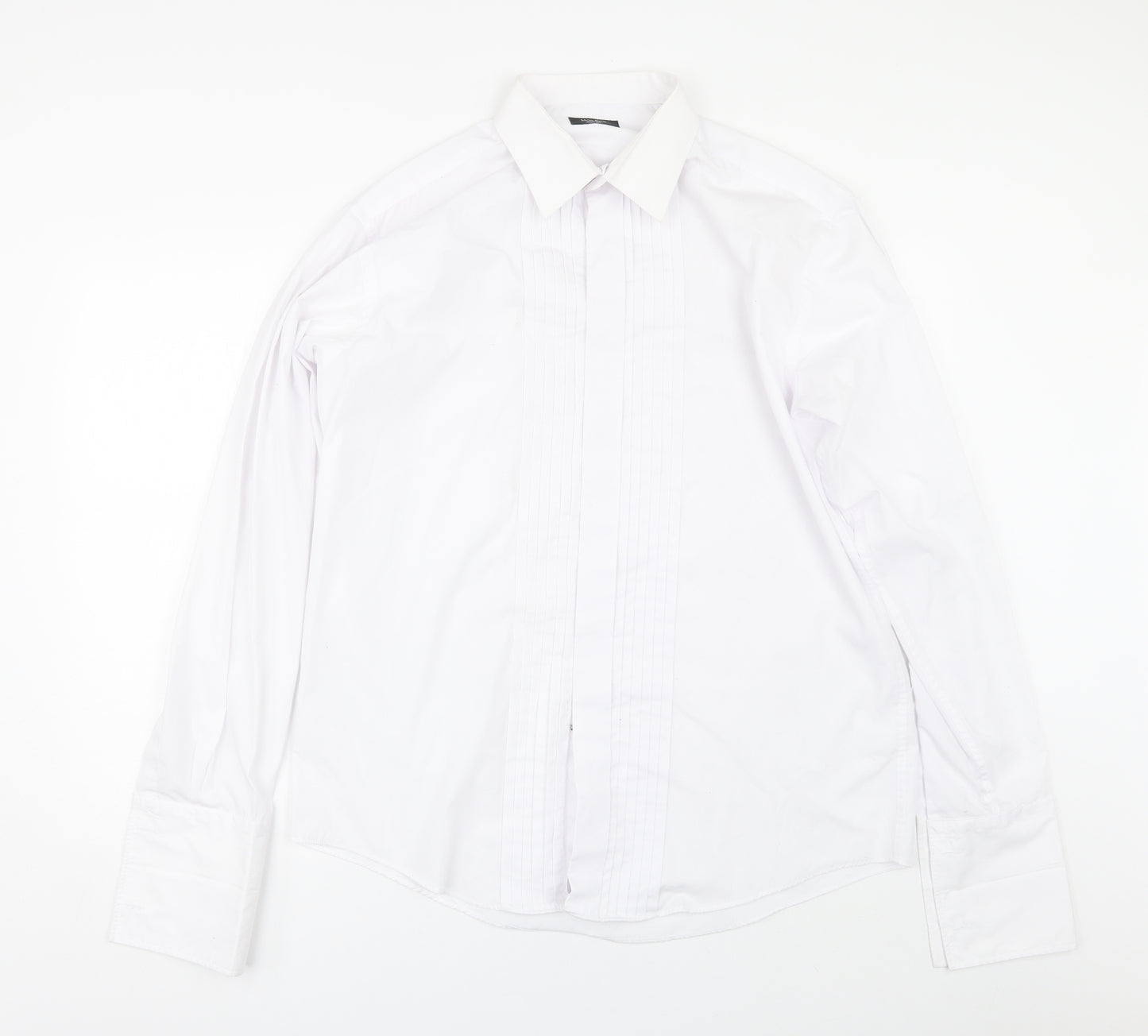 Moss Bros Mens White    Dress Shirt Size 16.5