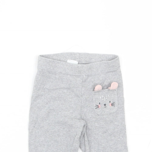 F&F Baby Grey   Capri Trousers Size 6-9 Months