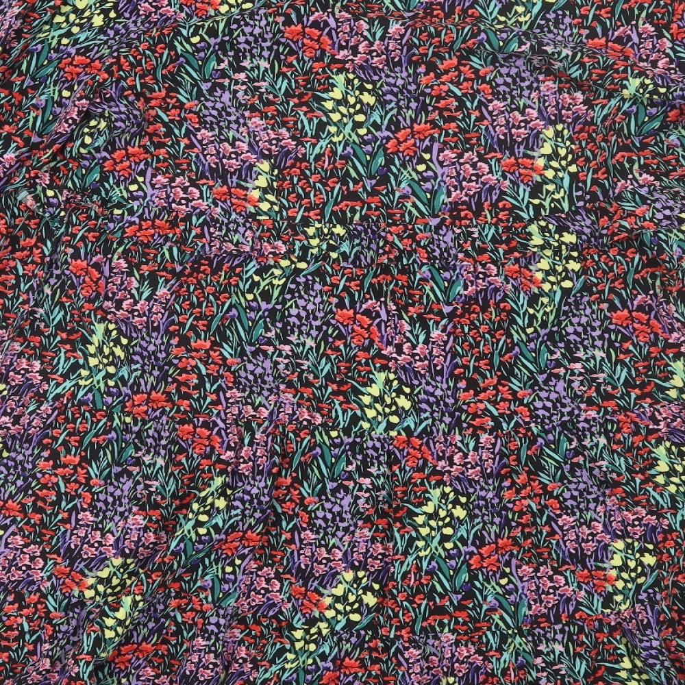 George Womens Multicoloured Floral  T-Shirt Dress  Size 16