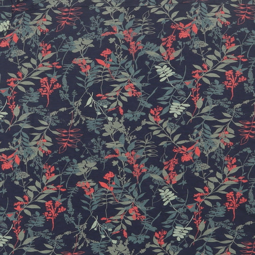 Nutmeg Womens Multicoloured Floral  Basic T-Shirt Size 18