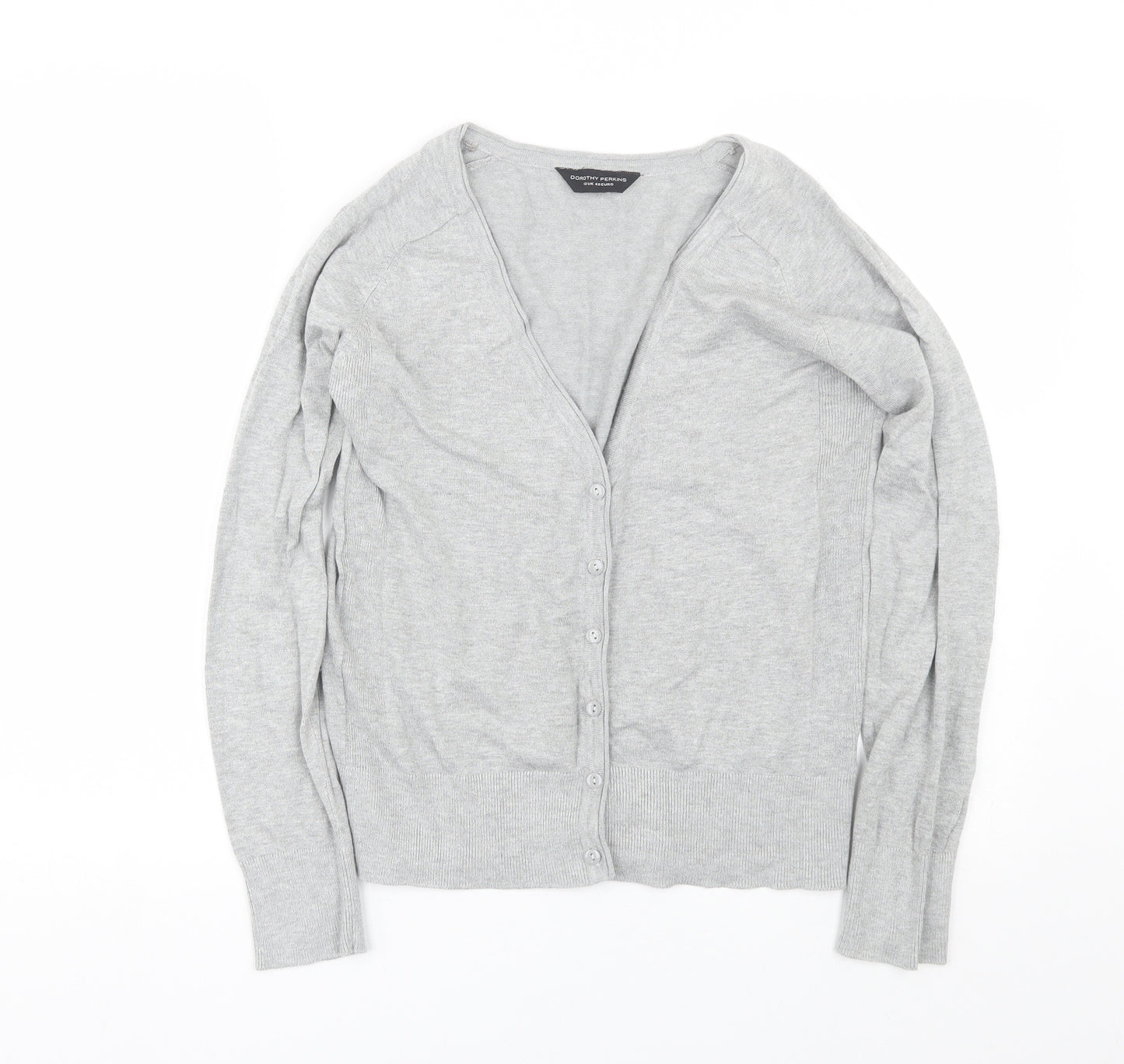 Dorothy Perkins Womens Grey   Cardigan Jumper Size 12