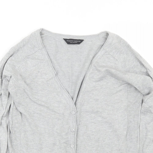 Dorothy Perkins Womens Grey   Cardigan Jumper Size 12