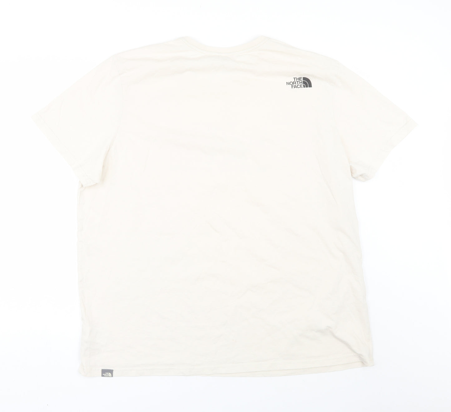 The North Face Mens Beige    T-Shirt Size 2XL