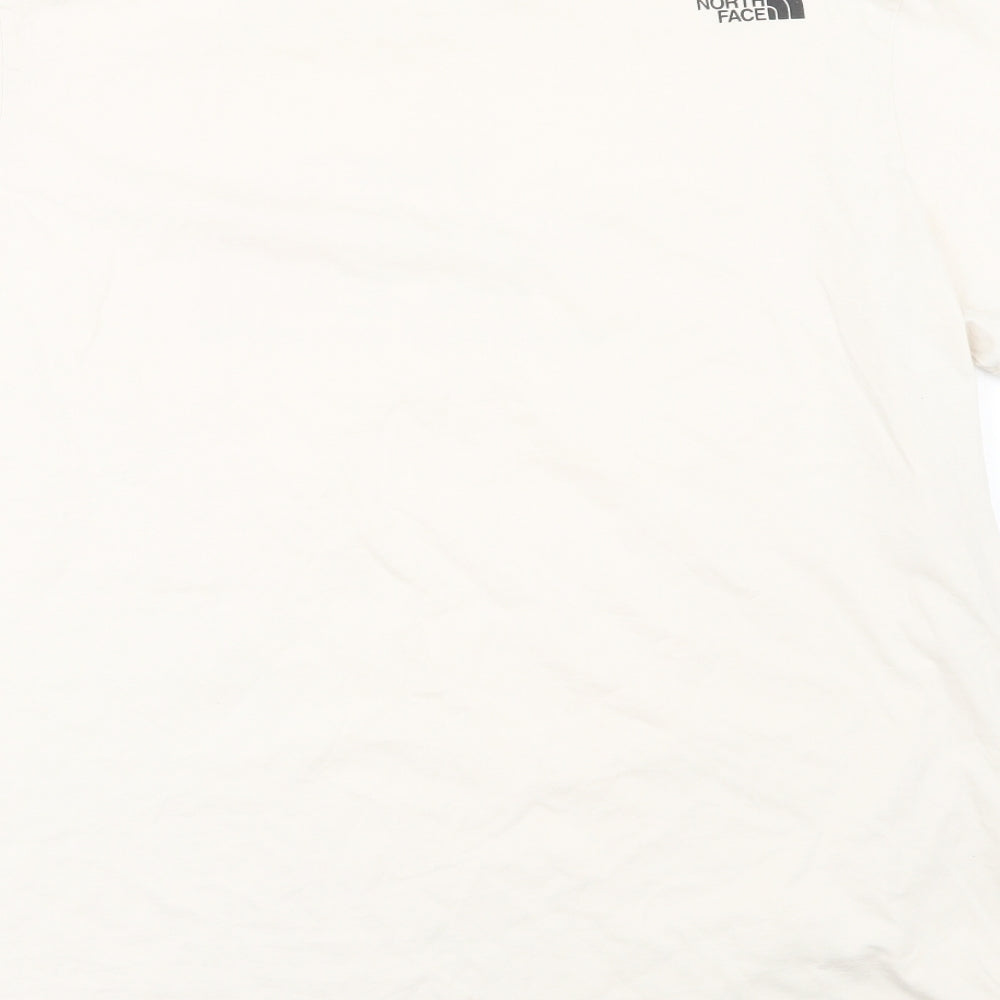 The North Face Mens Beige    T-Shirt Size 2XL