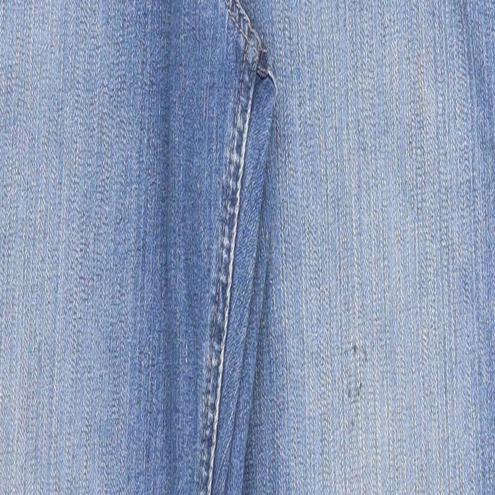 Papaya Womens Blue  Denim Straight Jeans Size 16 L28 in