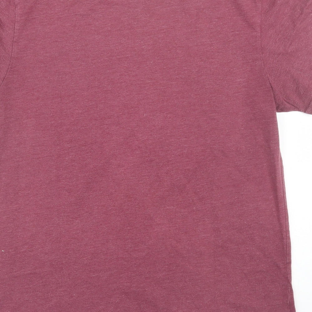 Easy Mens Red    T-Shirt Size M