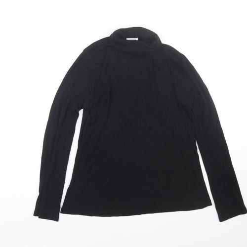 Papaya Womens Black   Basic T-Shirt Size 12