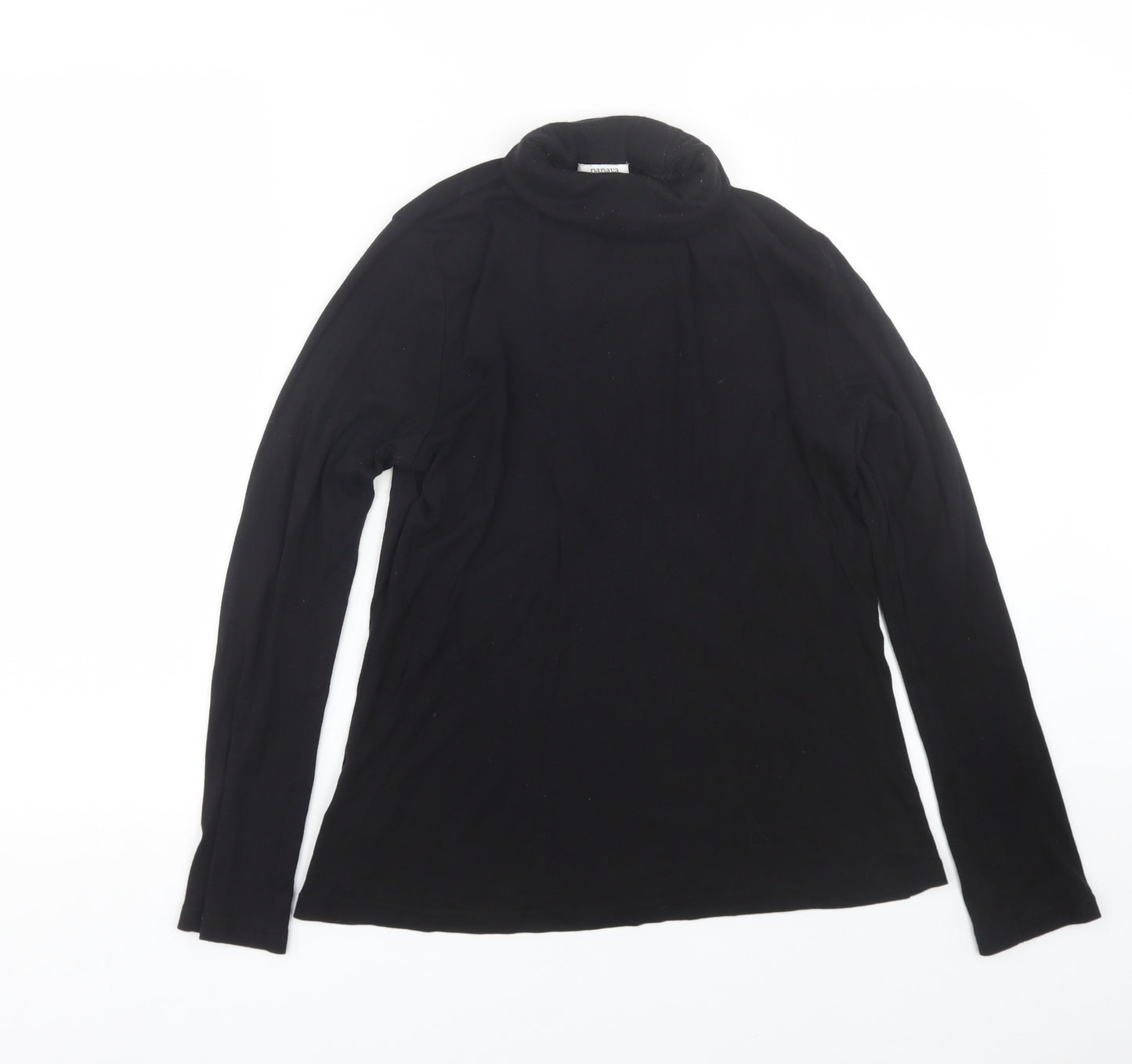 Papaya Womens Black   Basic T-Shirt Size 12