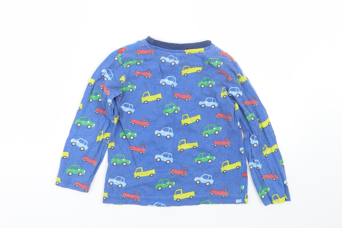 Primark Boys Blue    Pyjama Top Size 4-5 Years  - Cars