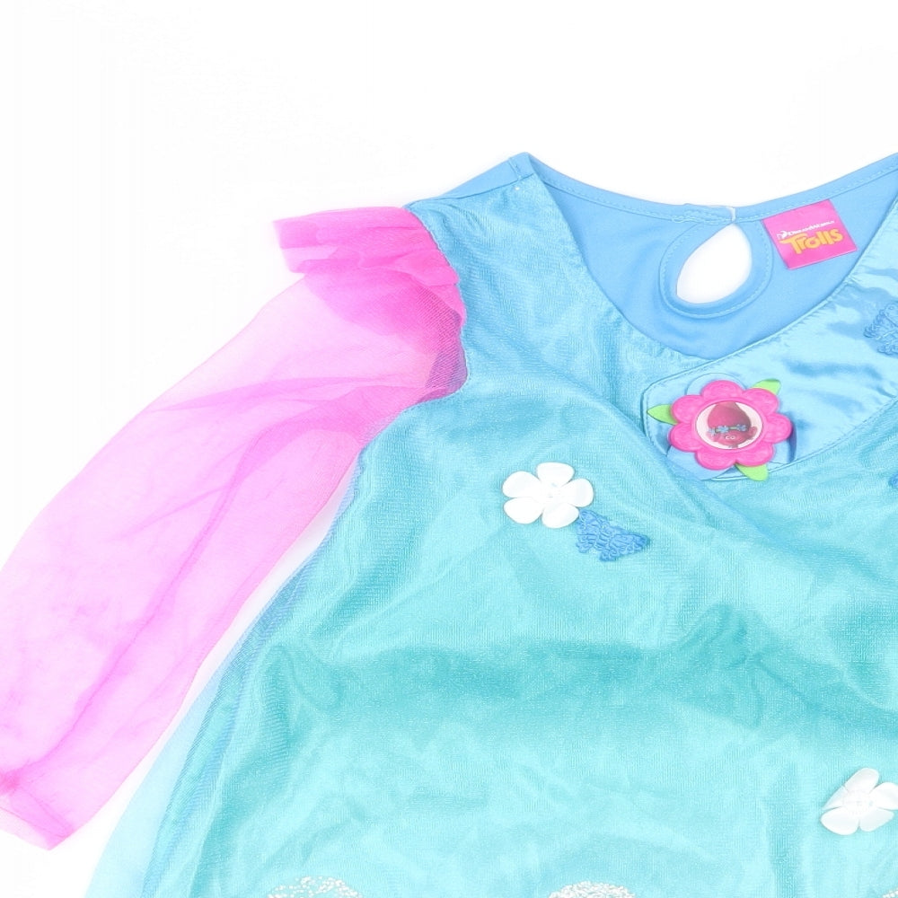 Trolls Girls Multicoloured   Tutu Dress  Size 7-8 Years  - Trolls