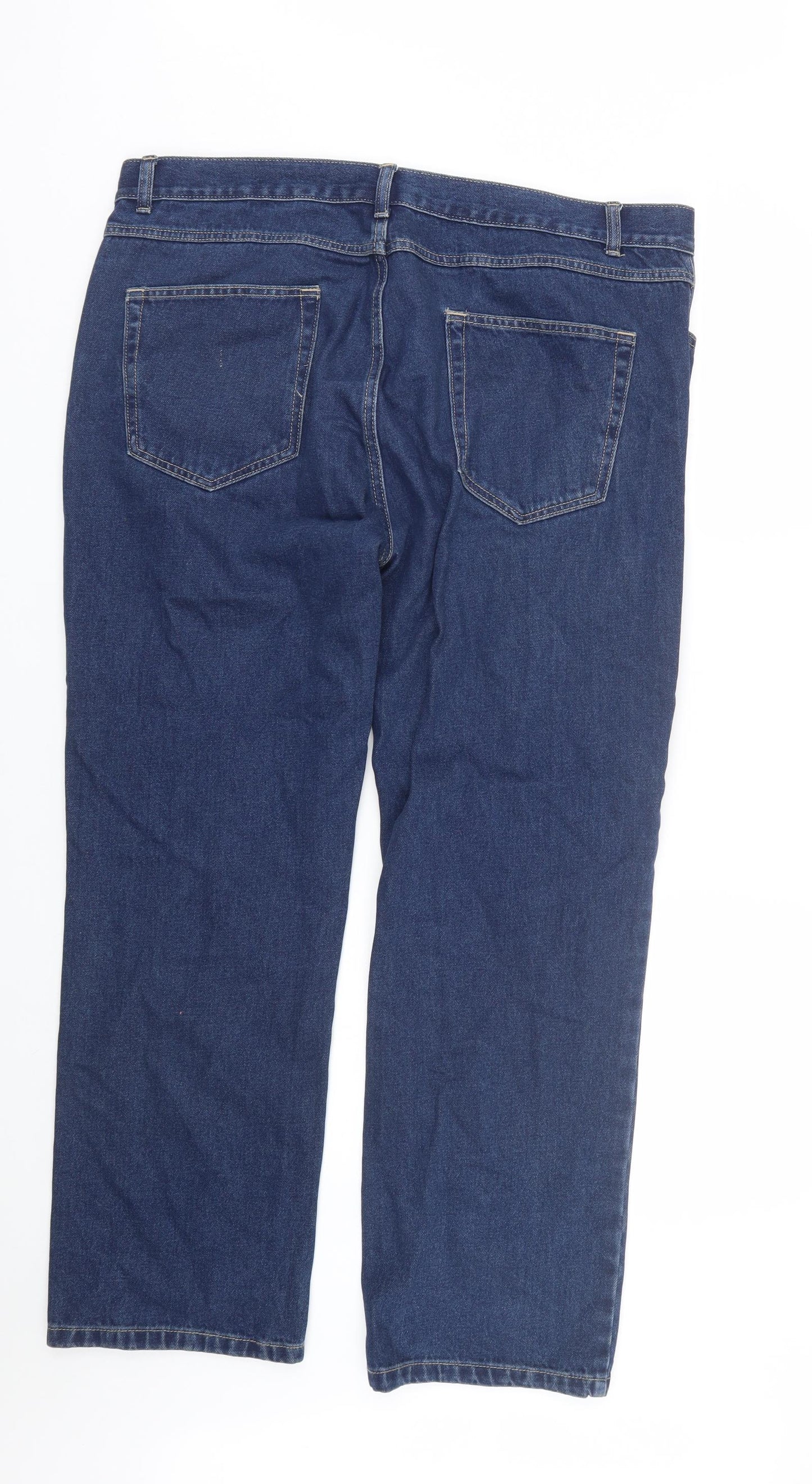 George Mens Blue  Denim Straight Jeans Size 40 L28 in