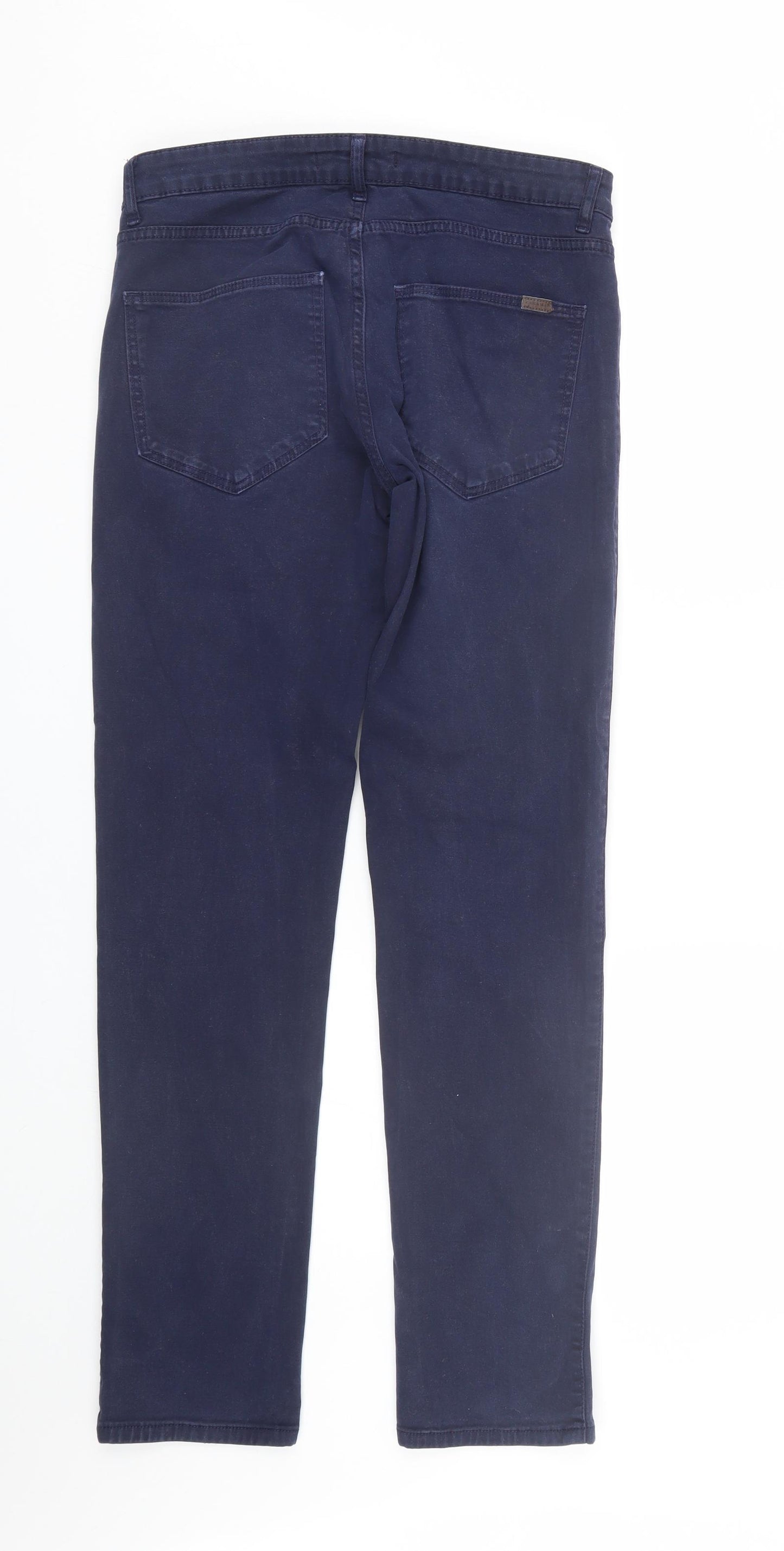 Zara Mens Blue   Chino Trousers Size 40 L31 in