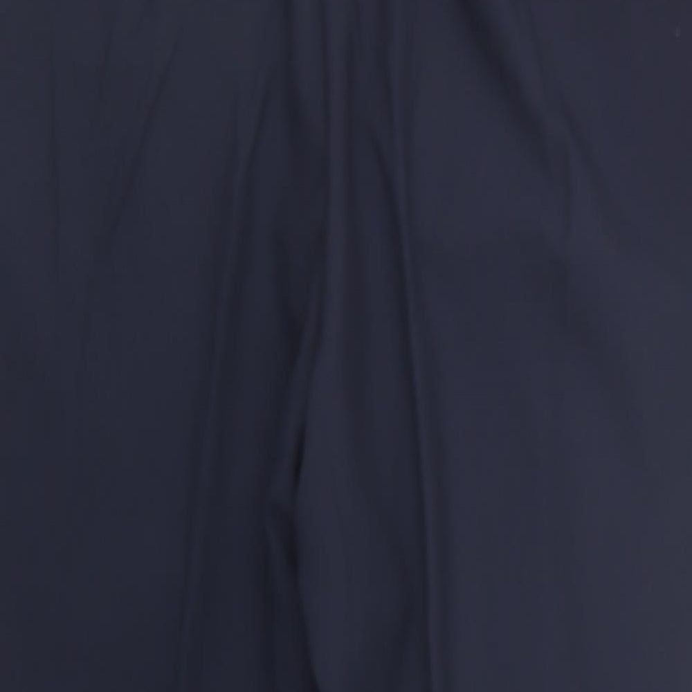 M&S Womens Blue   Carrot Trousers Size 16 L24 in