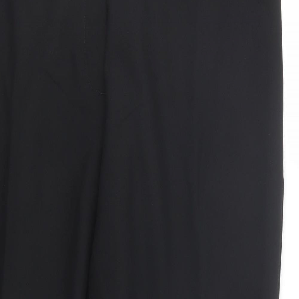Papaya Womens Black   Trousers  Size 16 L25 in