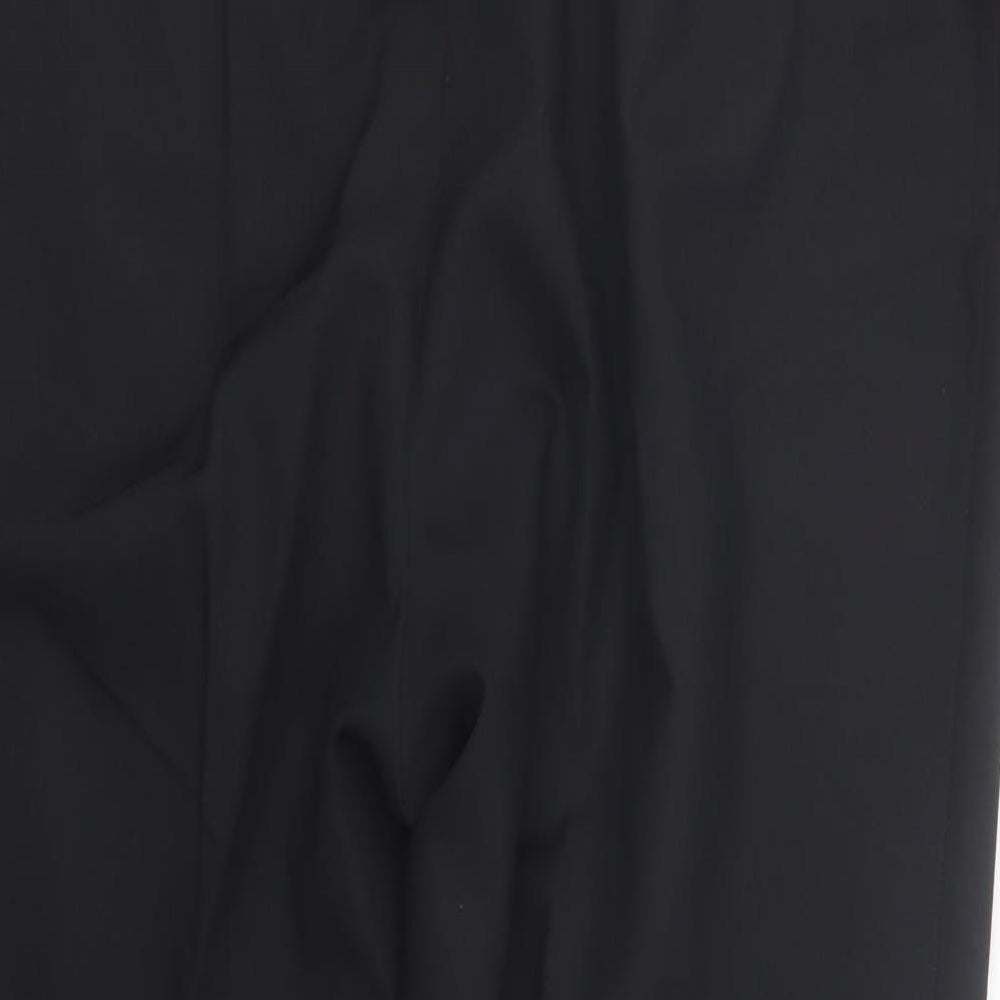 Papaya Womens Black   Trousers  Size 16 L25 in