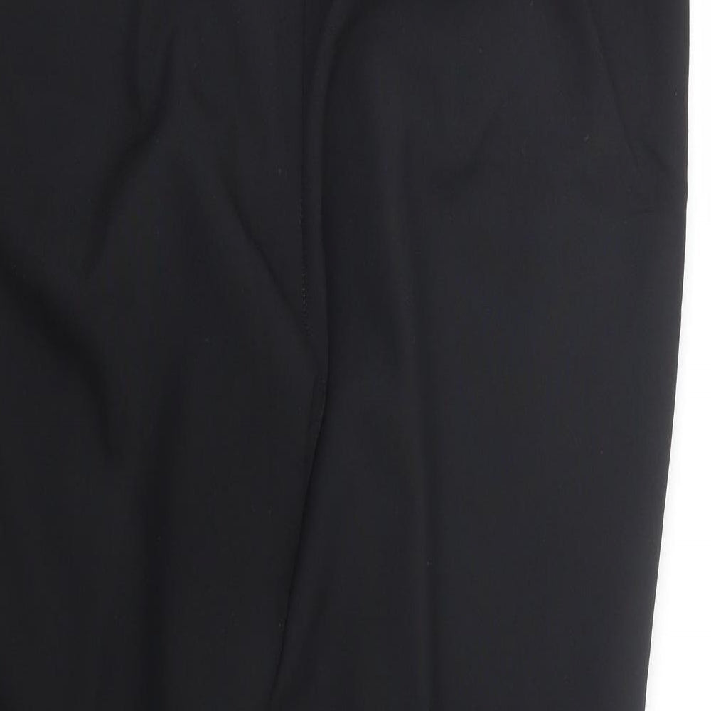 Peacocks Womens Black   Trousers  Size 16 L25 in