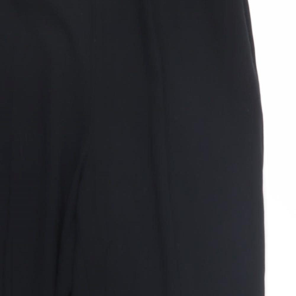 M&S Womens Black   Trousers  Size 14 L26 in