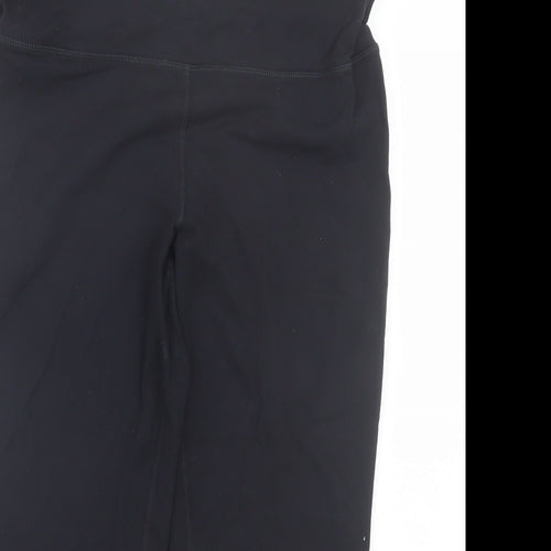 Tuff Womens Black   Cropped Leggings Size L L20 in