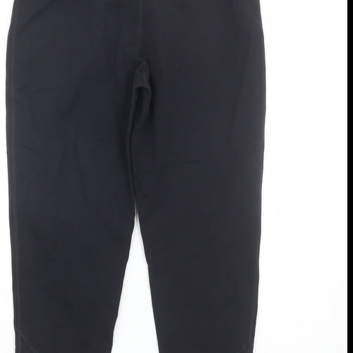 Tuff Womens Black   Cropped Leggings Size L L20 in