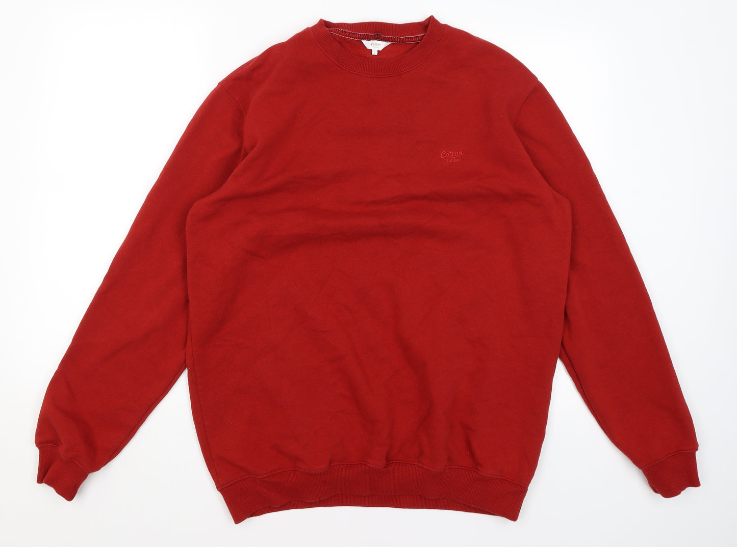 Cotton Traders Womens Red   Pullover Jumper Size L