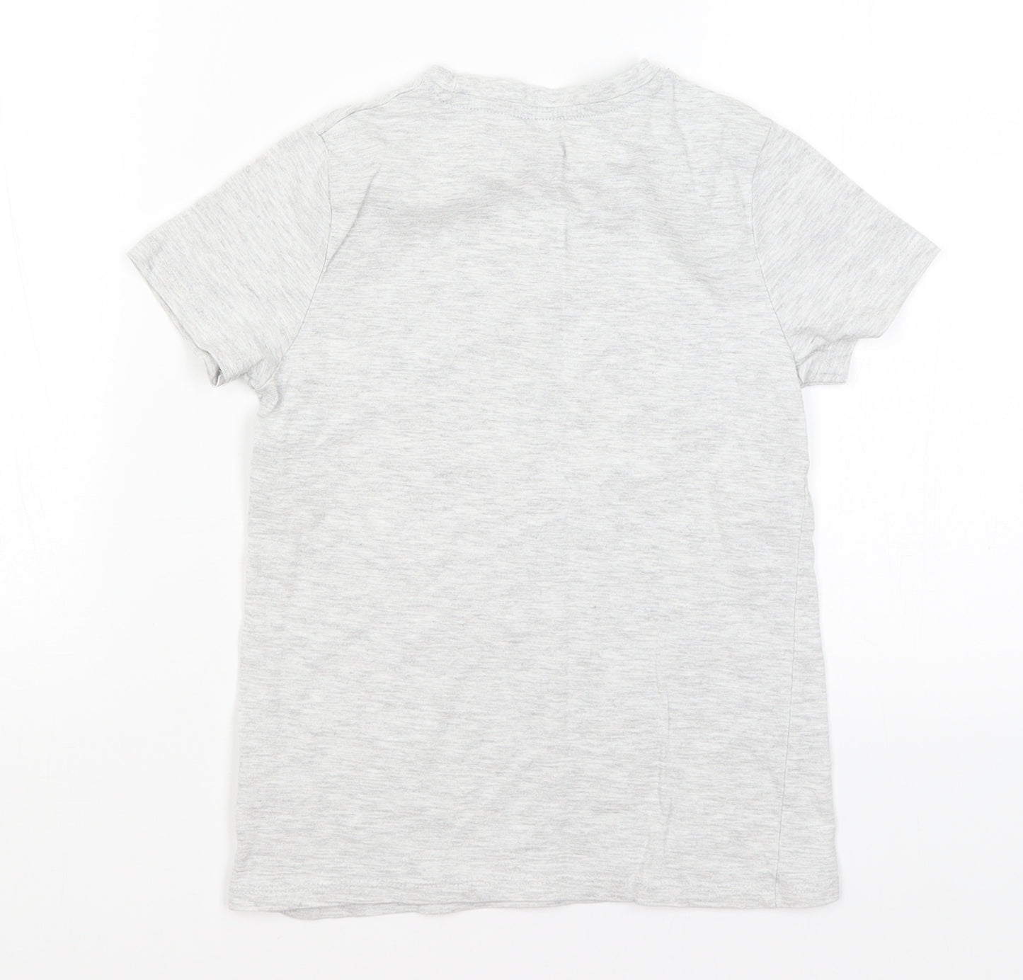 Little Kids Boys Grey   Basic T-Shirt Size 6-7 Years  - Hawaii