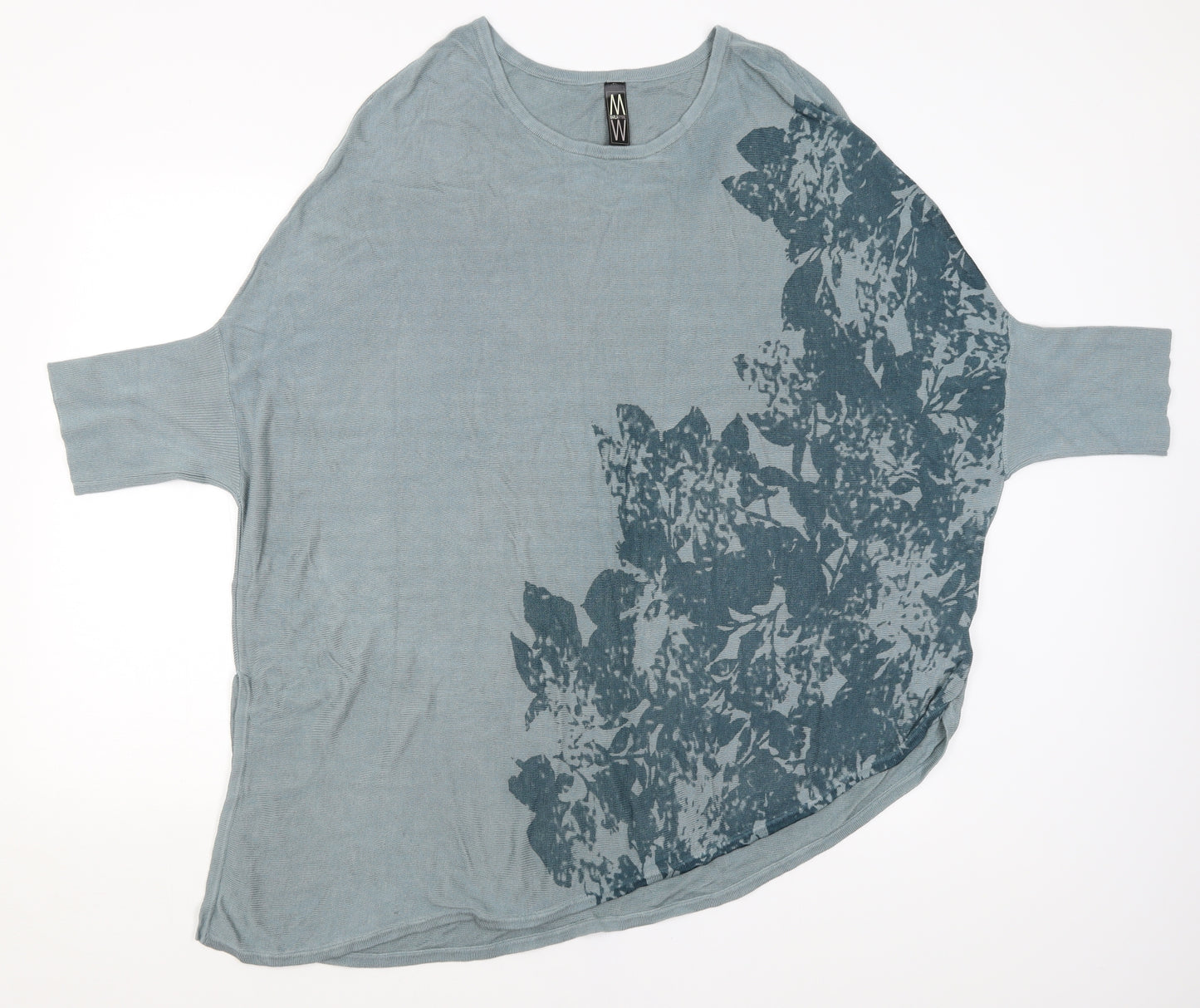 Marla Wynne Womens Blue   Pullover Jumper Size XL