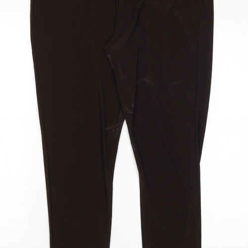 Nina Leonard Womens Brown   Capri Leggings Size XL L27 in