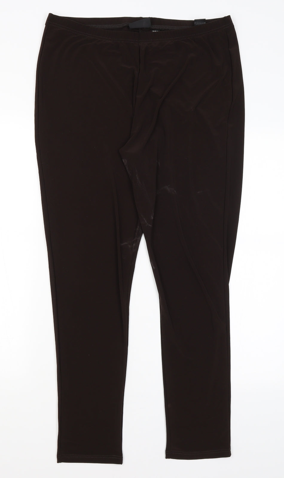 Nina Leonard Womens Brown   Capri Leggings Size XL L27 in