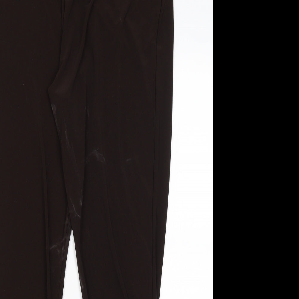 Nina Leonard Womens Brown   Capri Leggings Size XL L27 in