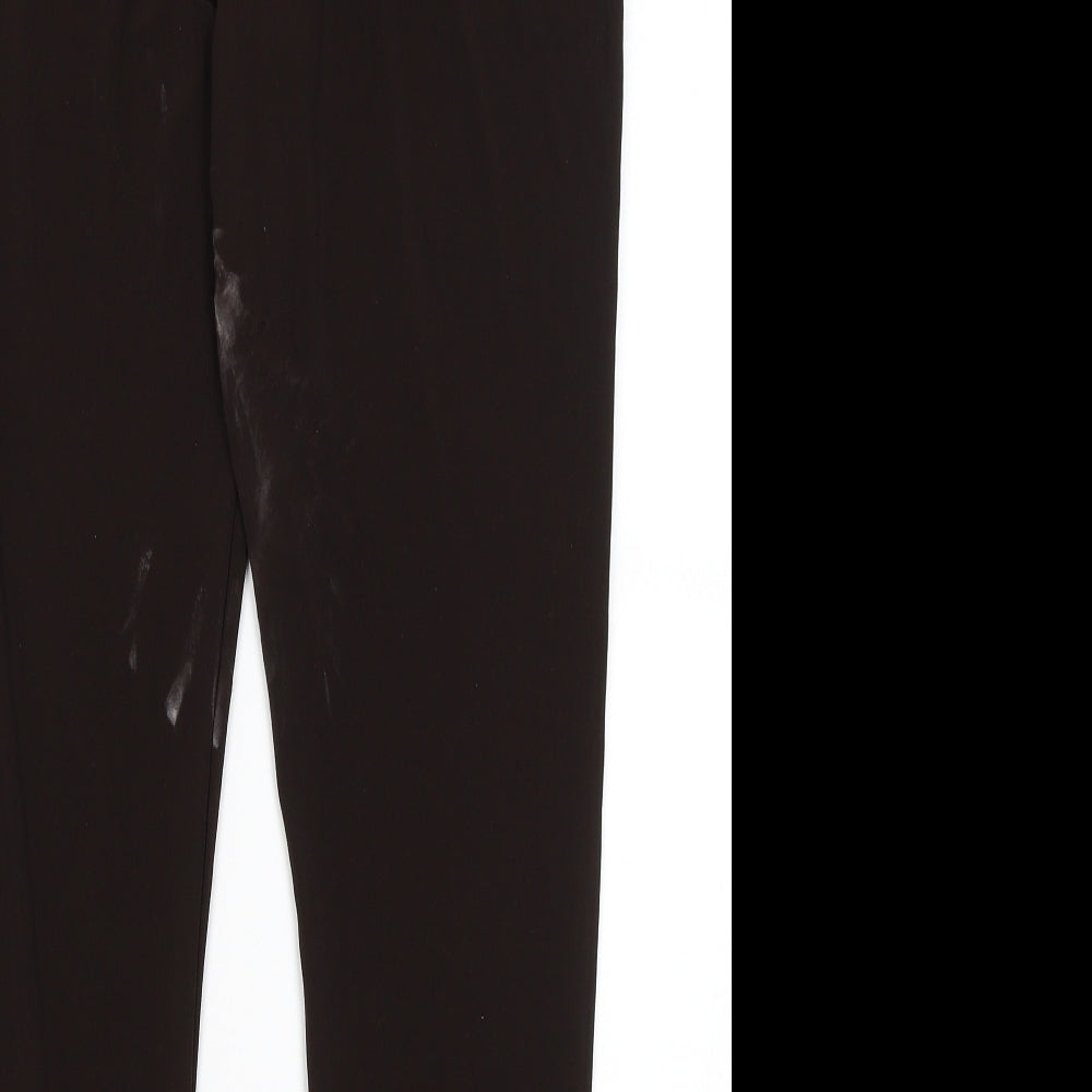 Nina Leonard Womens Brown   Capri Leggings Size XL L27 in