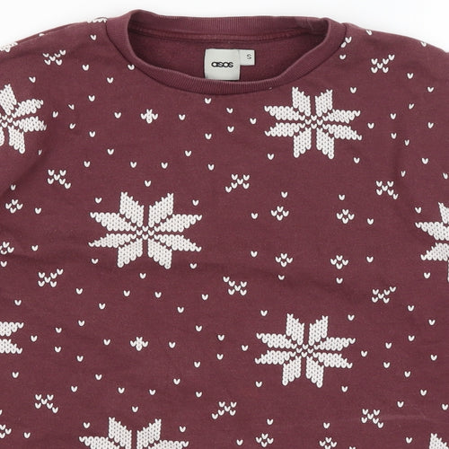 ASOS Womens Purple   Pullover Jumper Size S