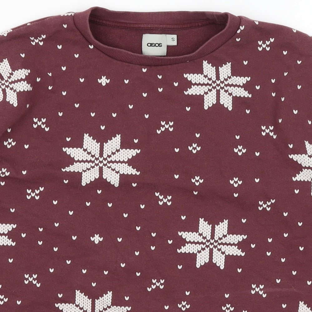 ASOS Womens Purple   Pullover Jumper Size S