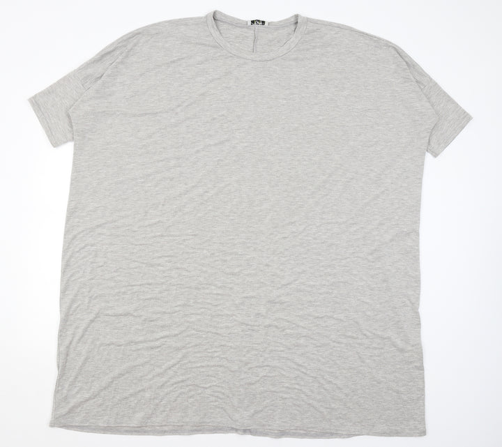 Daisy & Horidge Womens Grey   T-Shirt Dress  Size XL