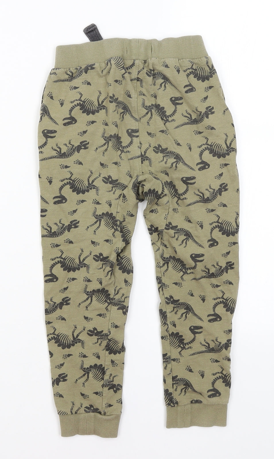 Very Boys Green   Jogger Trousers Size 5-6 Years - Dinosaur Fossil