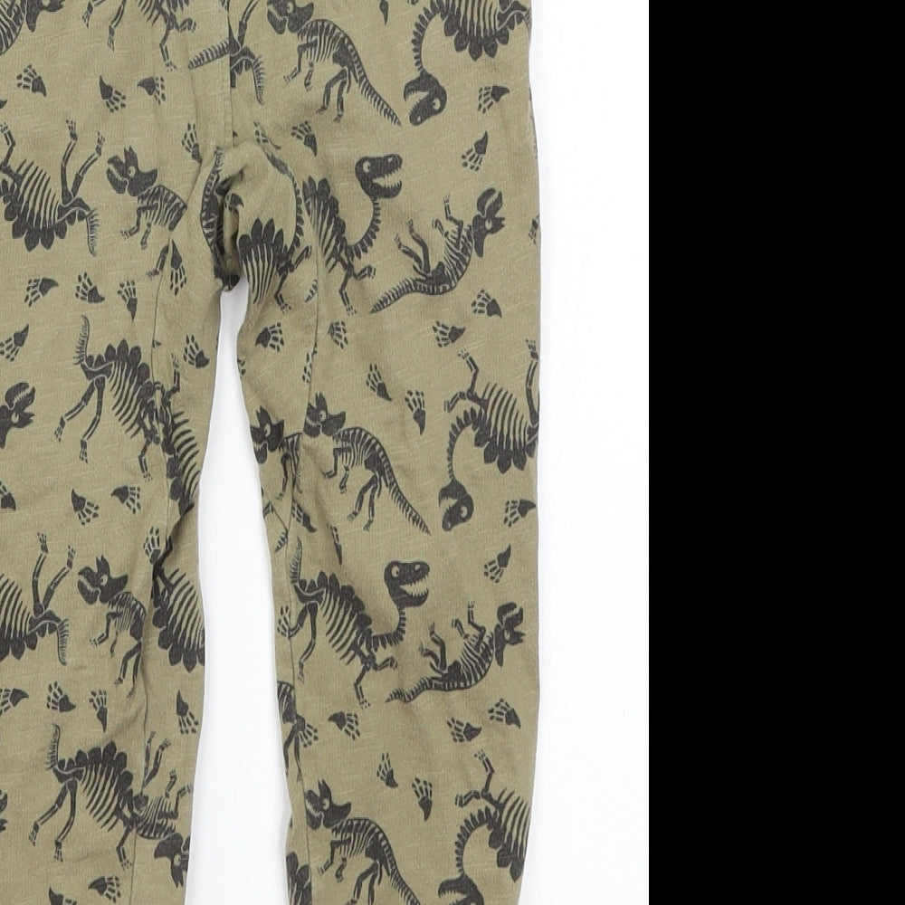 Very Boys Green   Jogger Trousers Size 5-6 Years - Dinosaur Fossil