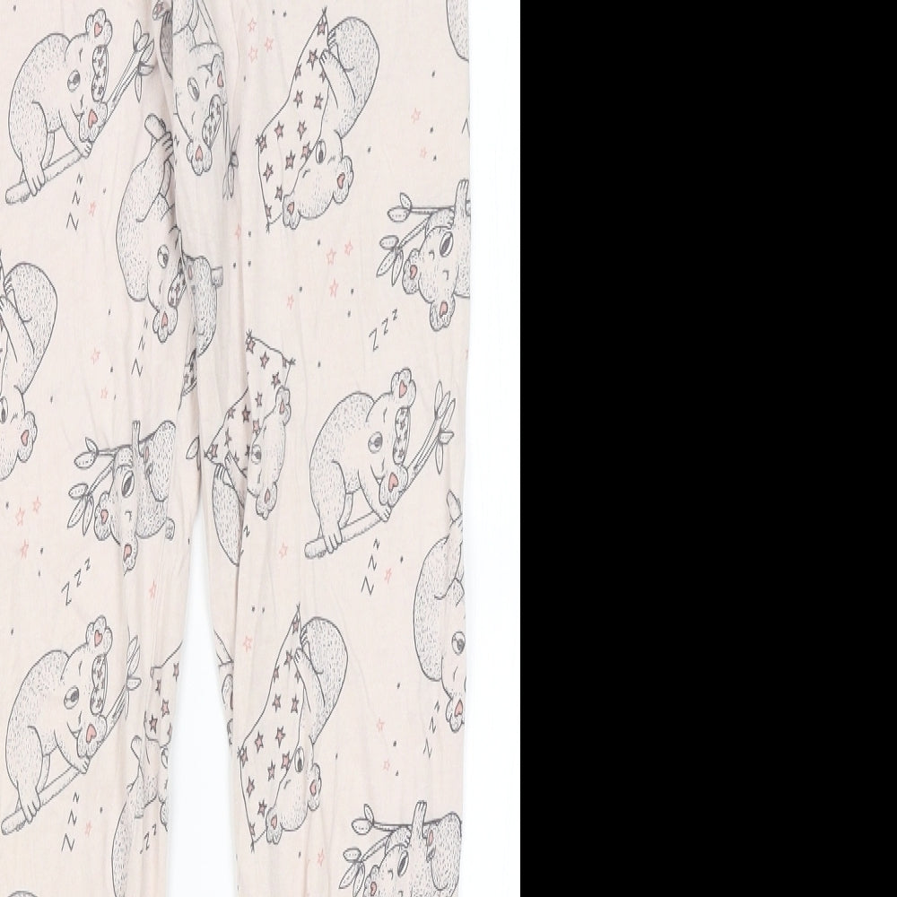 George Girls Pink Solid  Capri Pyjama Pants Size 11-12 Years  - Koalas