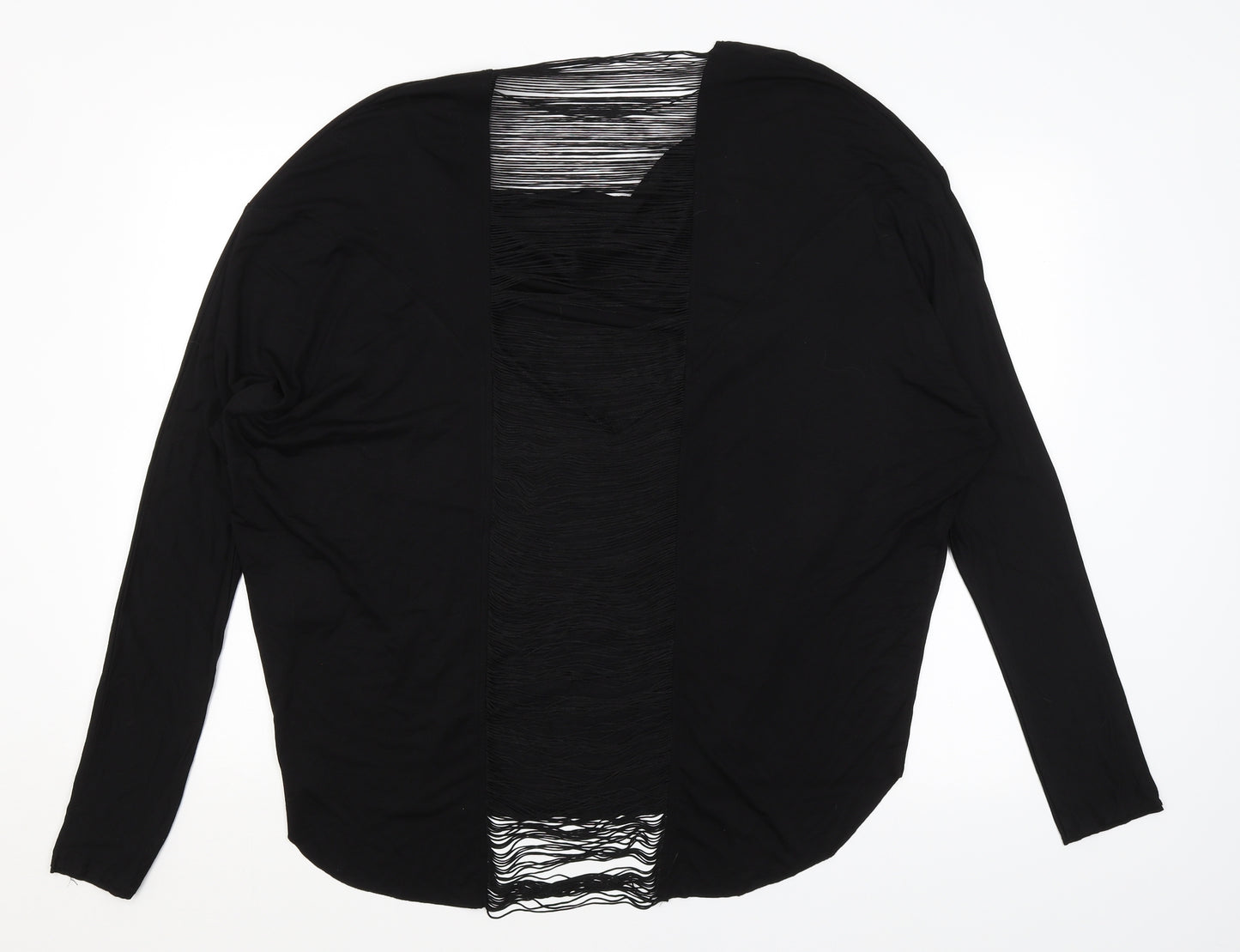 Nu Womens Black   Basic T-Shirt Size L