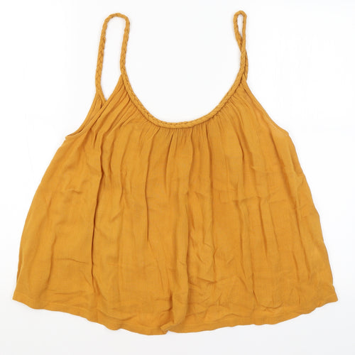Topshop Womens Yellow   Camisole Tank Size 8