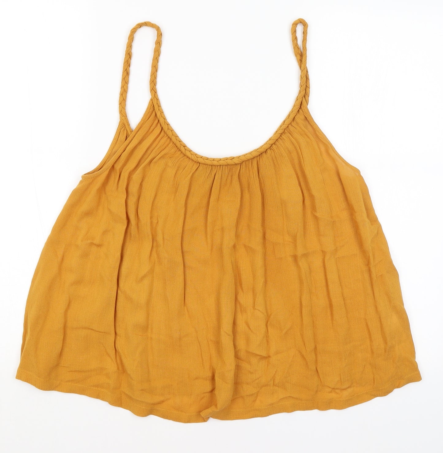 Topshop Womens Yellow   Camisole Tank Size 8