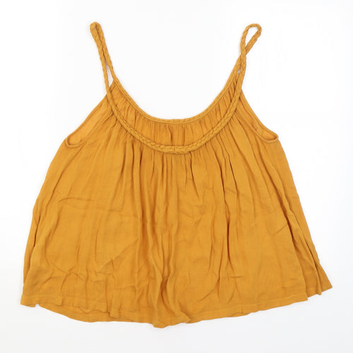 Topshop Womens Yellow   Camisole Tank Size 8