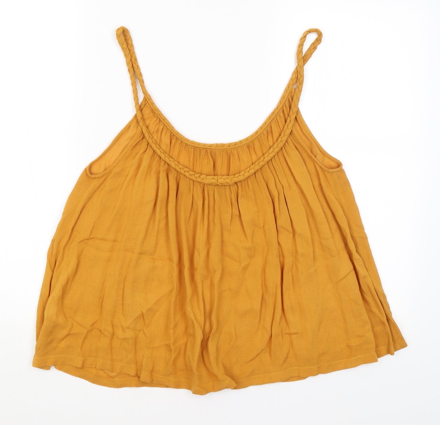 Topshop Womens Yellow   Camisole Tank Size 8