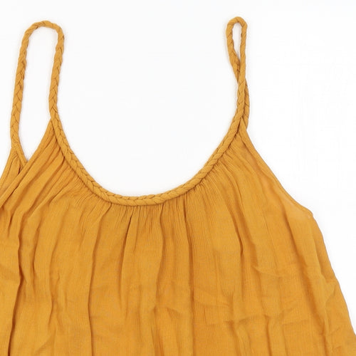Topshop Womens Yellow   Camisole Tank Size 8